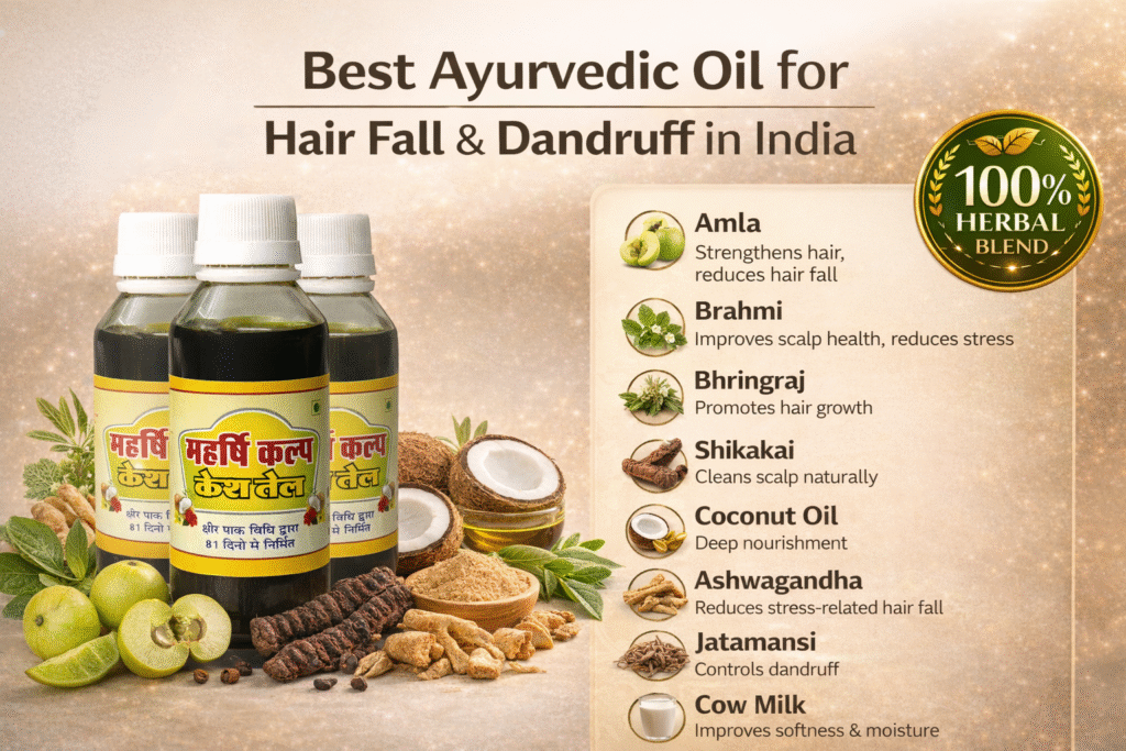 Best Ayurvedic Oil for Hair Fall Dandruff in India 2