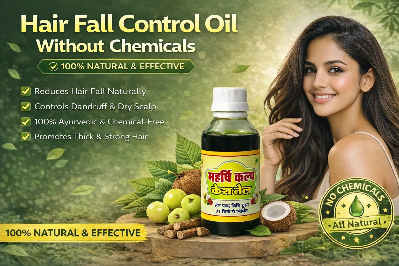 Read more about the article Hair Fall Control Oil Without chemicals
