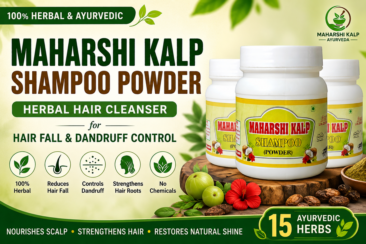 You are currently viewing Why Does Dandruff Come Back After Washing Hair? Try Maharshi Kalp Herbal Shampoo Powder